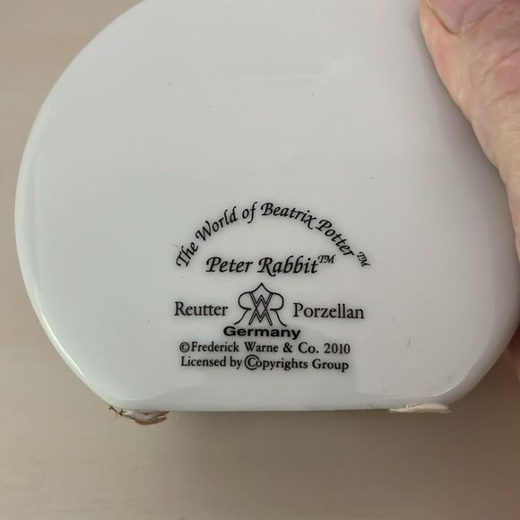 Reutter Porzellan Beatrix Potter Peter Rabbit Children's Bank VTG Collectible - Picture 5 of 10